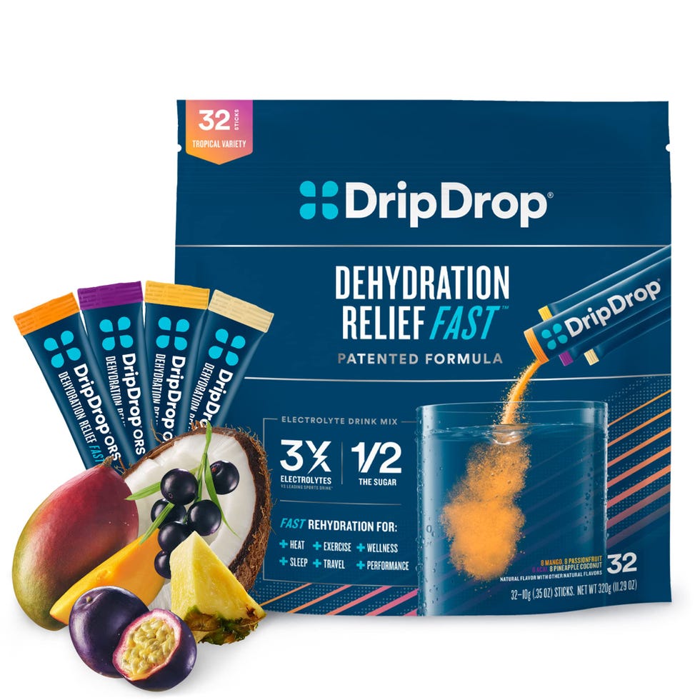 Electrolyte Powder Packets in Mango, Açaí, Passion Fruit, and Piña Colada (32-Count)