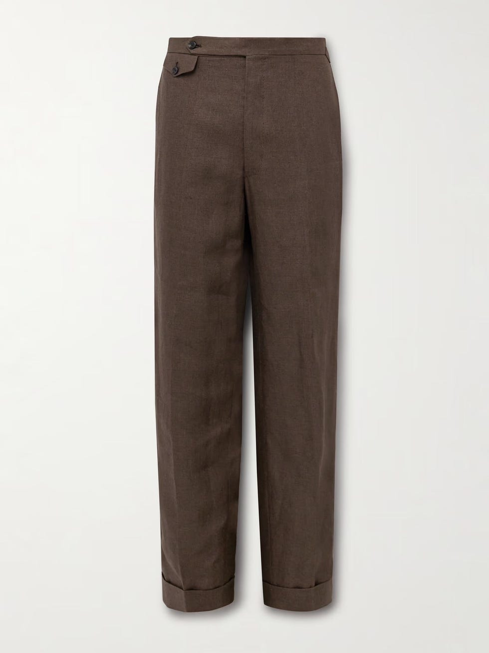 Pantaloni da abito in lino a gamba dritta Waverly Slim Fit