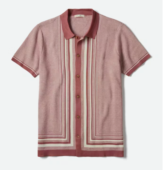 Camisa suéter de manga curta Ethan