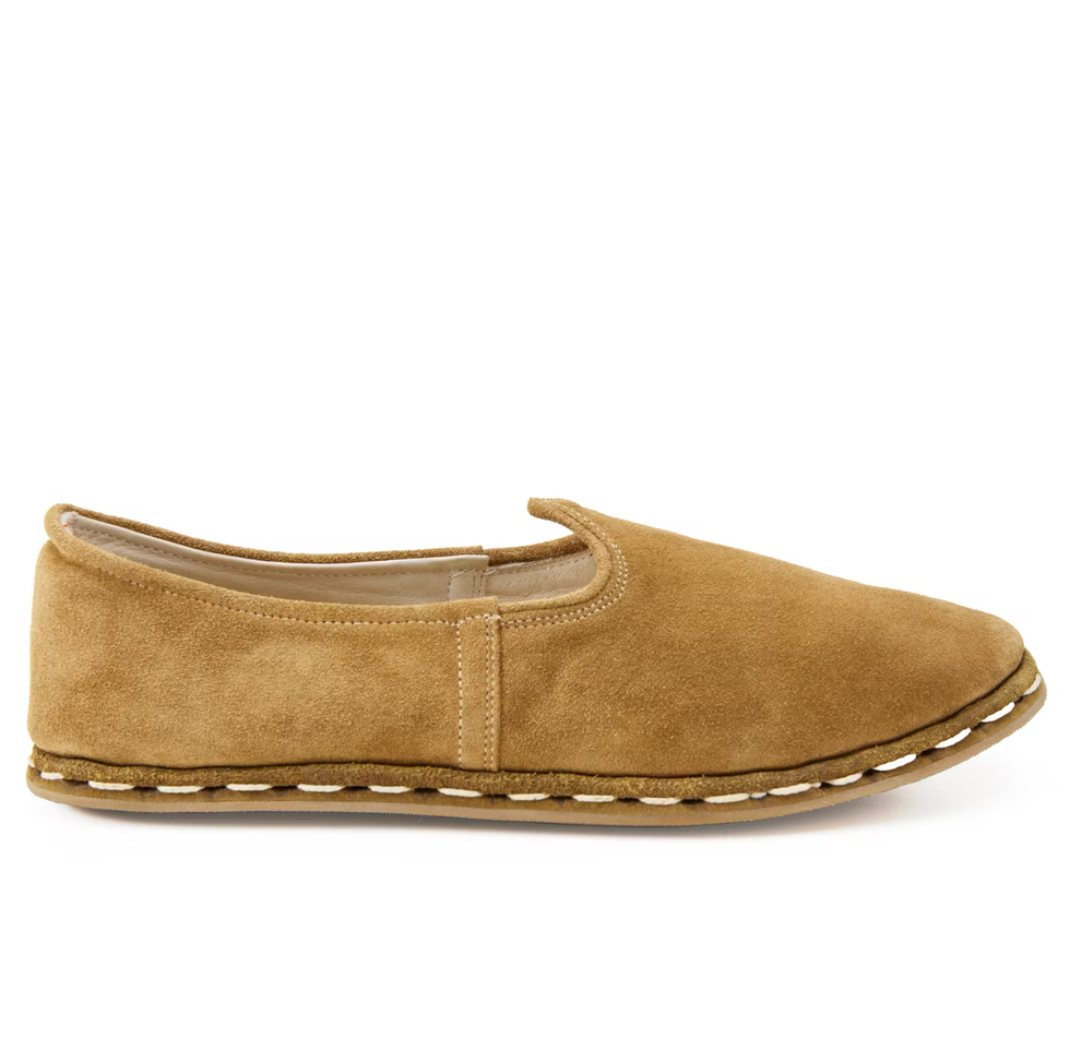 Sapatos de camurça sem cadarço
