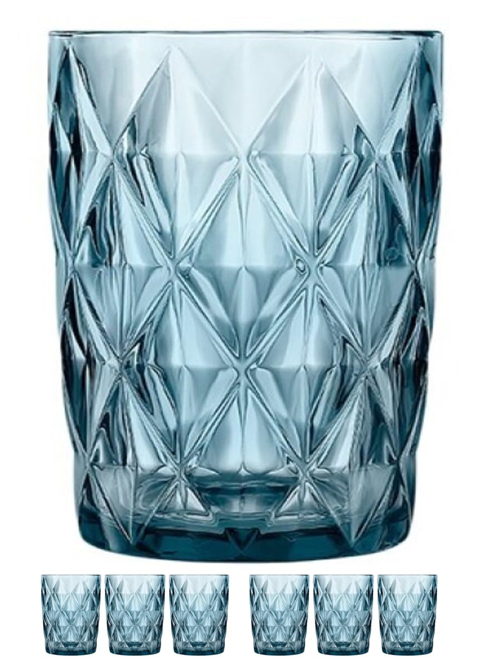Vasos bistro azul marino