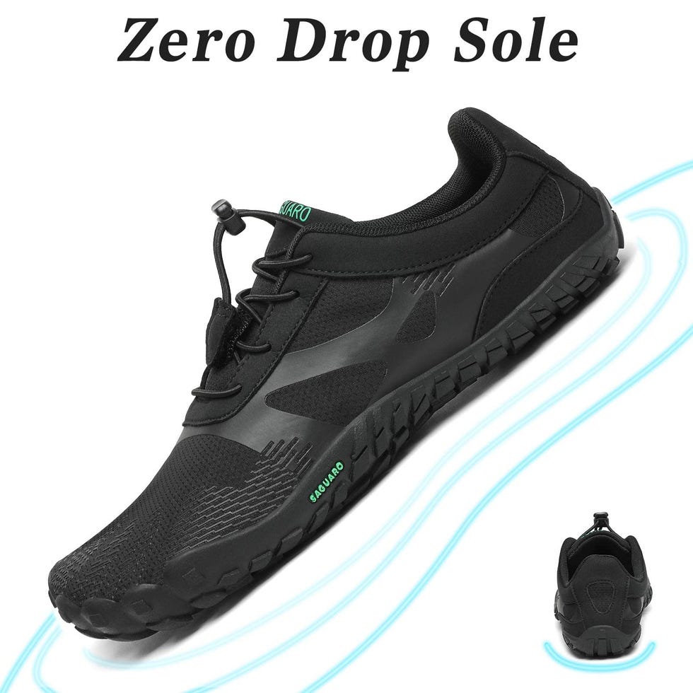 Zapatilla barefoot en color negro unisex