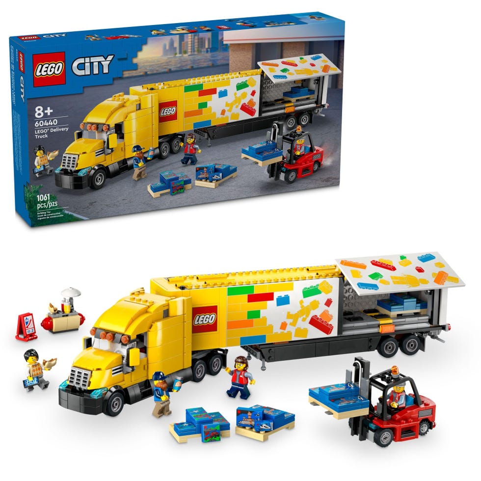 City Yellow Delivery Truck
