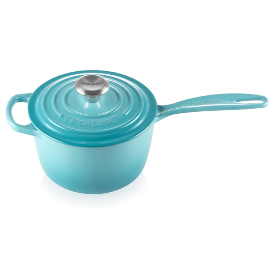 1.75-Quart Enameled Cast-Iron Signature Saucepan