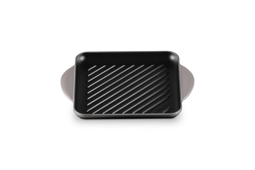 9.5-Inch Enameled Cast-Iron Square Grill