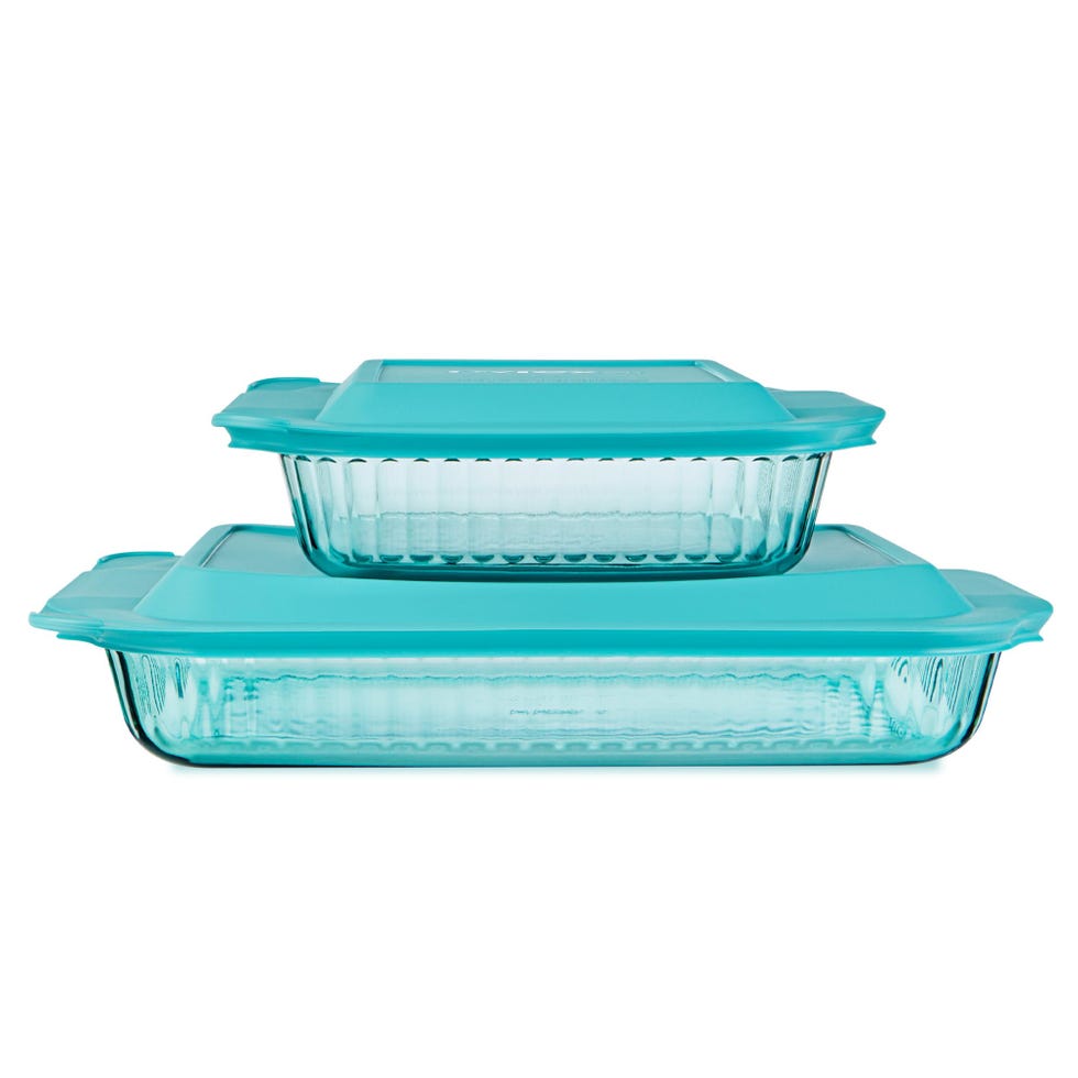 Pyrex Colors Tinted 2-Pack Glass Baking Dish