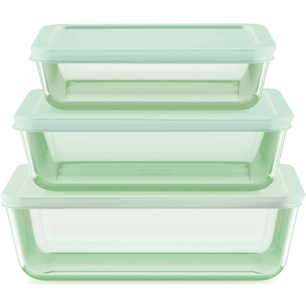 Pyrex Colors Tinted 6-PC Food Storage Container Set