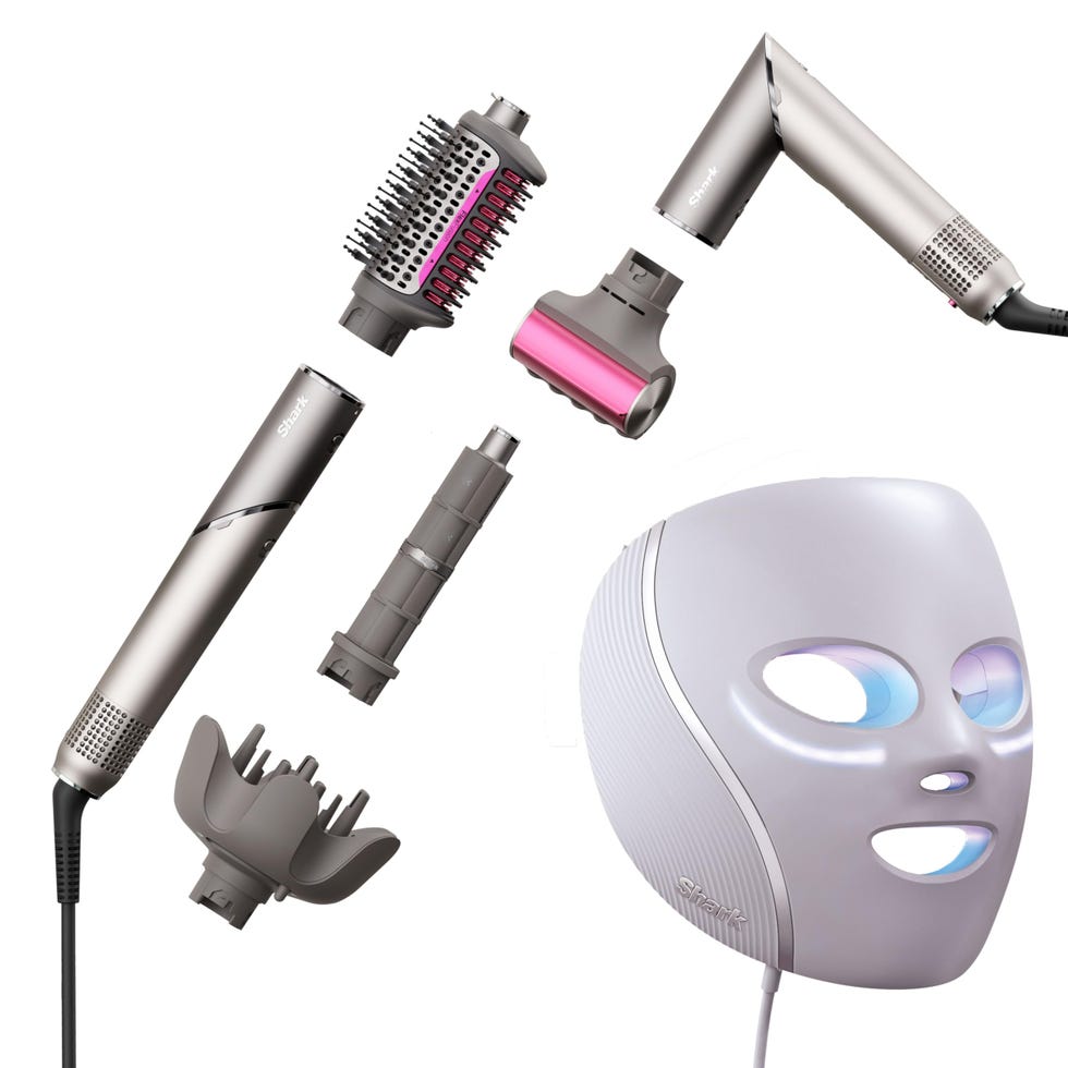 Maschera viso LED CryoGlow Lilac Chill + asciugacapelli FlexFusion