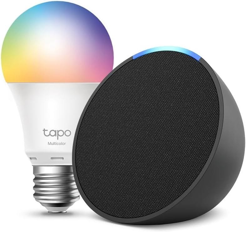 Echo Pop + Tapo Smart Light Bulb
