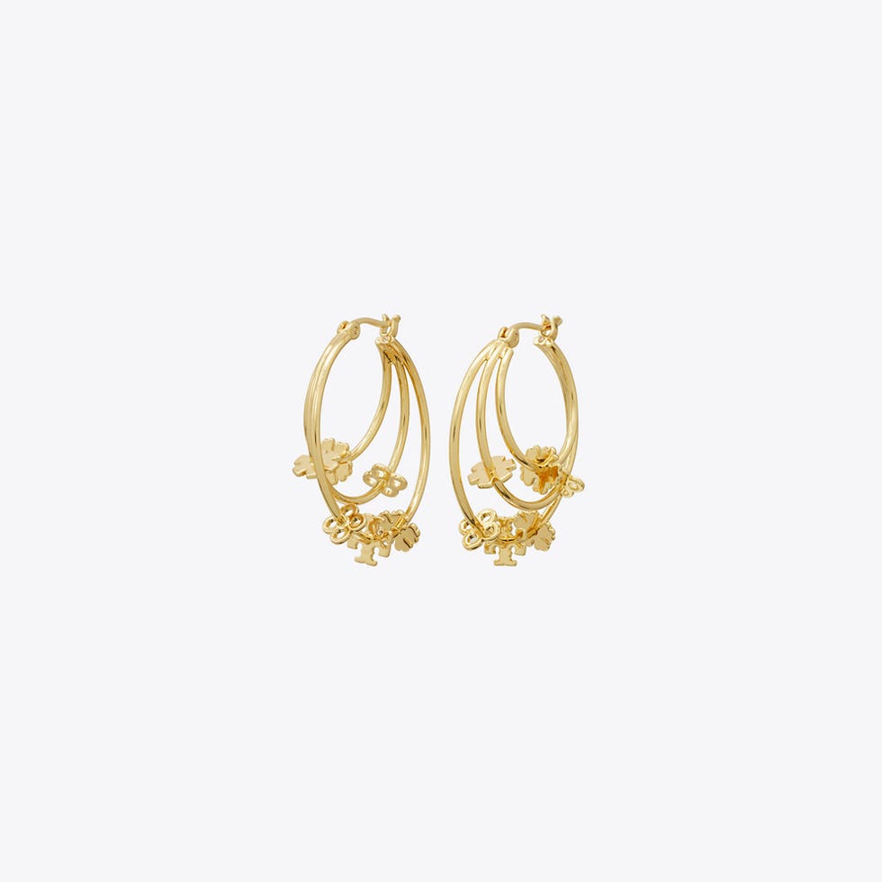 Kira Clover Hoop Earring