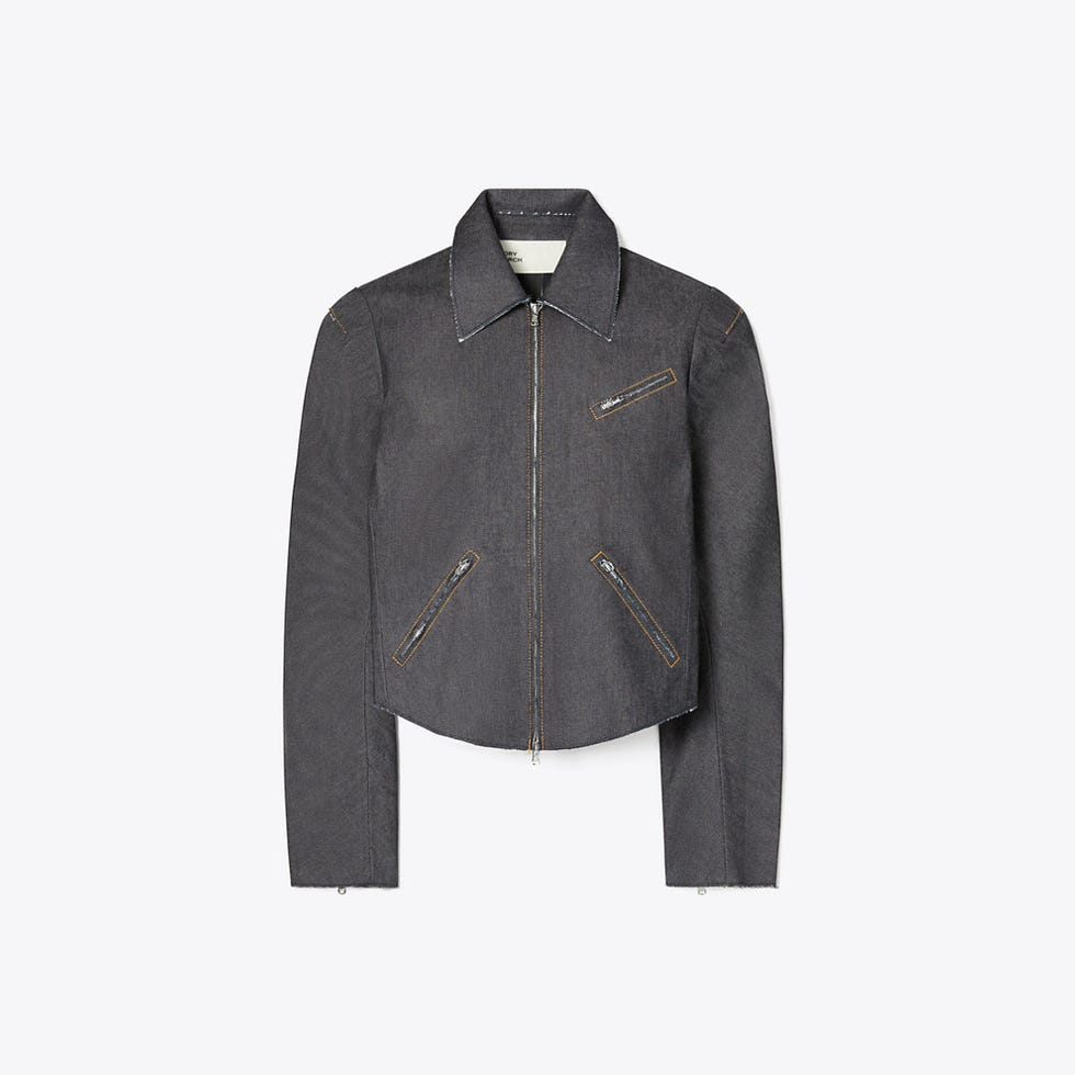 Denim Biker Jacket