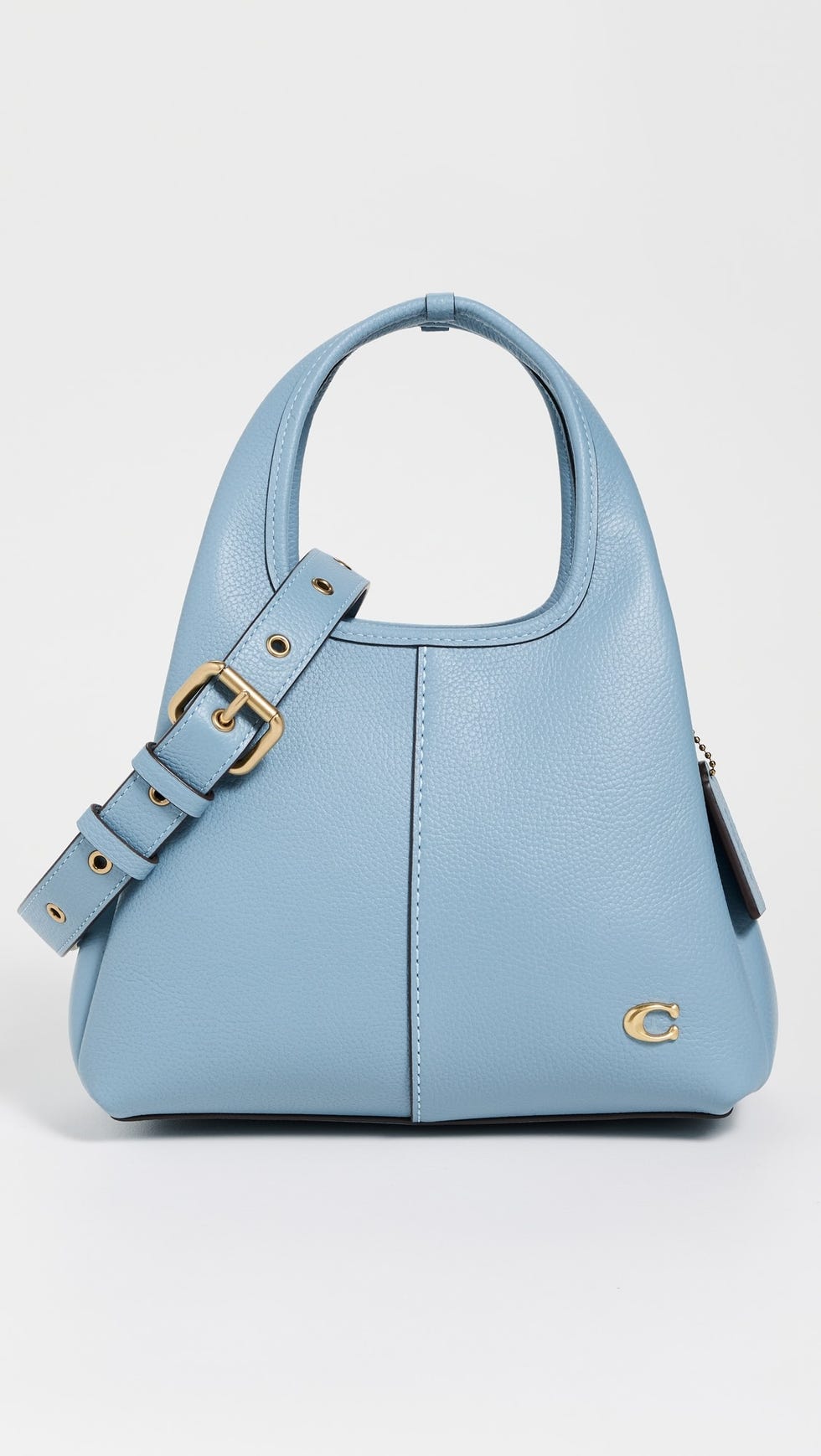 Bolso de hombro Lana de piel de guijarro pulida