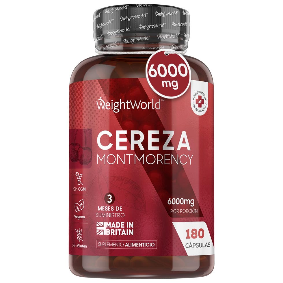 - Cereza Montmorency 6000mg - 180 Cápsulas 