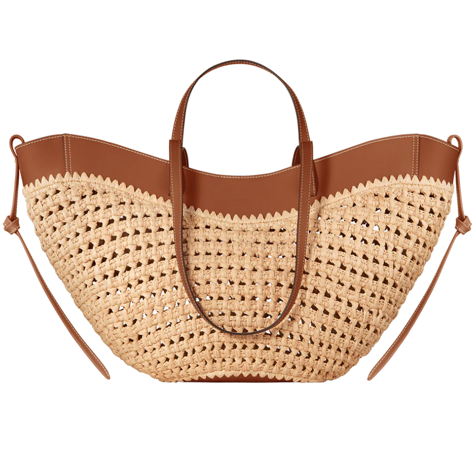Polène raffia bag