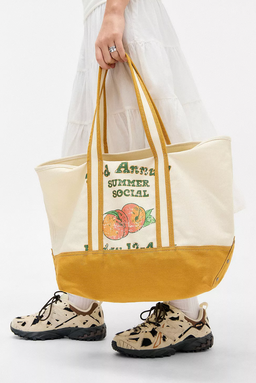 Novelty Peach Tote Bag