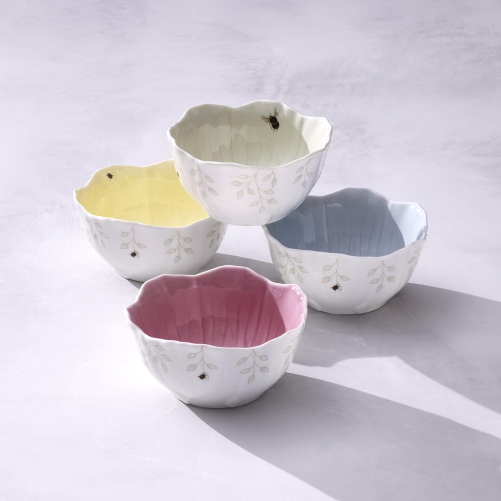 Butterfly Meadow Floral Dessert Bowls