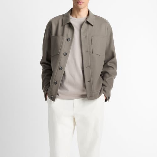 Splittable Wool-Blend Shop Jacket in Smoke Splittable Wool-Blend Shop Jacket in Smoke