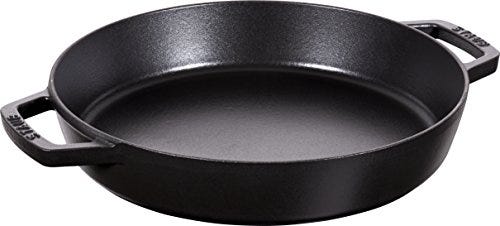 13-Inch Double-Handle Fry Pan in Matte Black