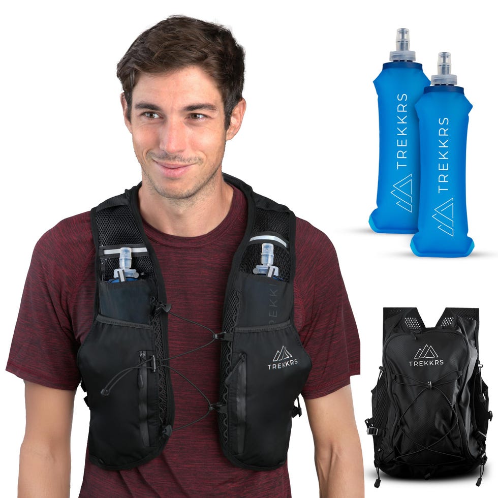 Running Vest with Water Bottles