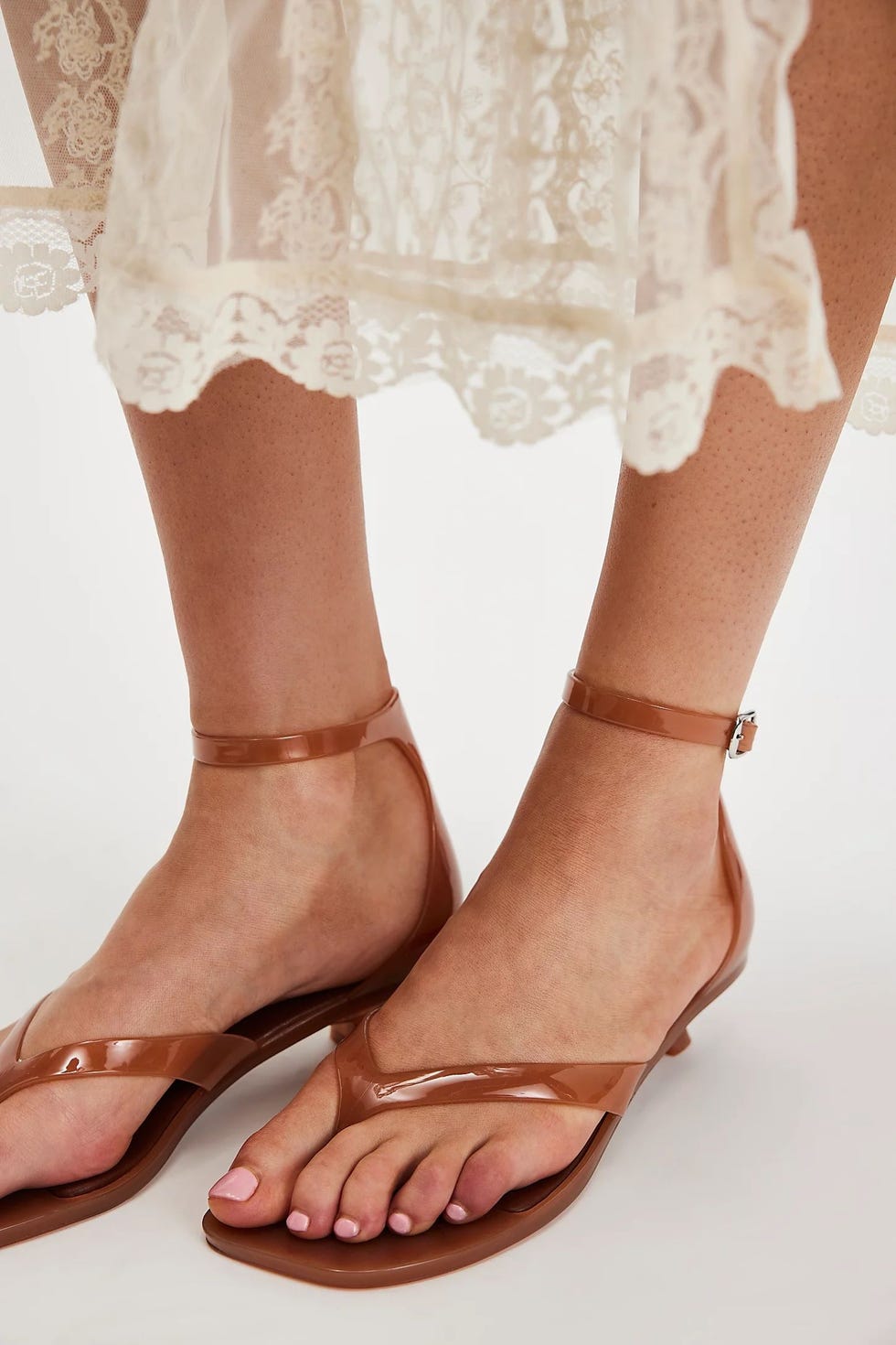 The Chloe Inspired One - Gumdrop Jelly Thong Heels