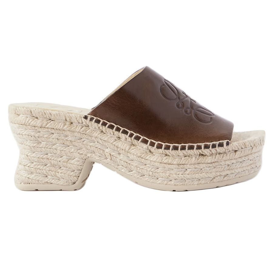 Petal Leather Espadrille Sandals