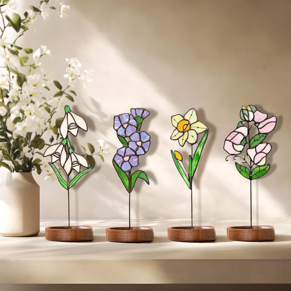 Stained Glass Birth Month Flower