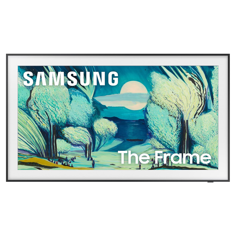 65-Inch The Frame Smart TV with Teak Bezel