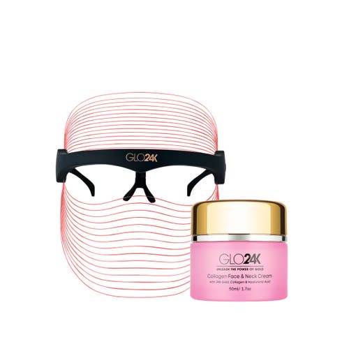 Mascarilla de belleza LED de 7 colores + crema de colágeno