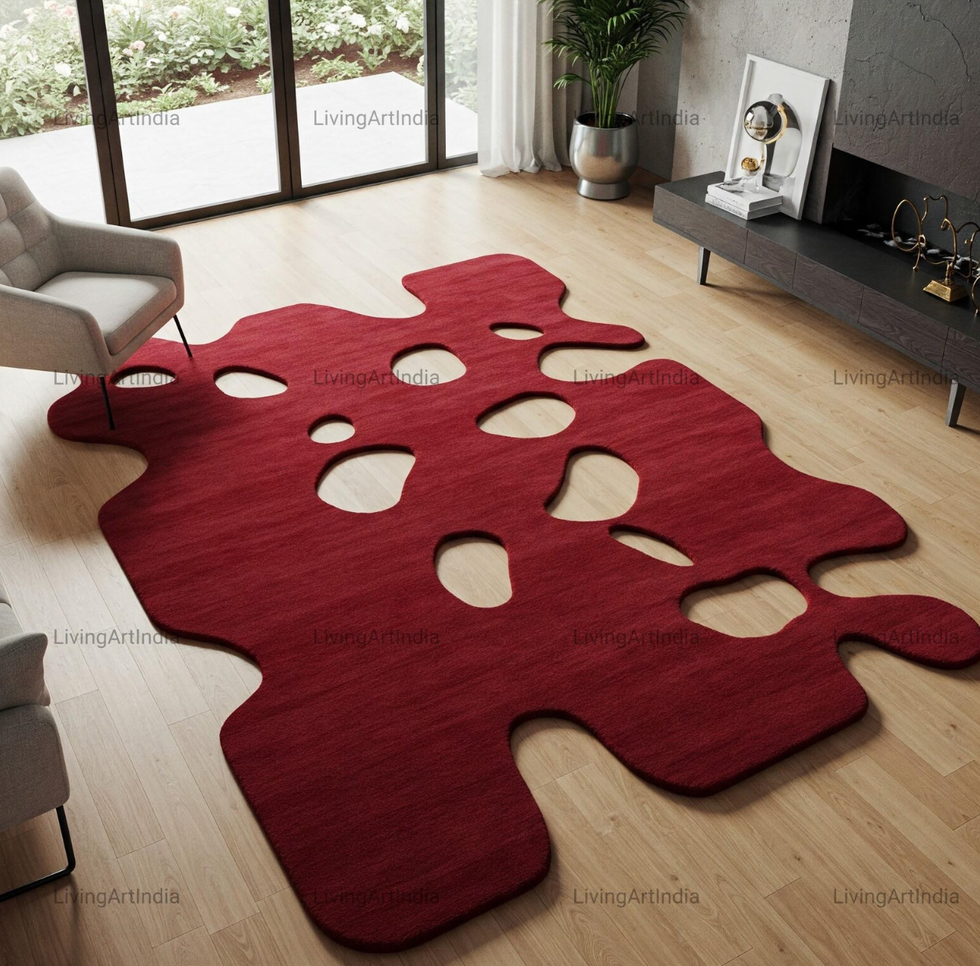 Cut Out Abstract Rug
