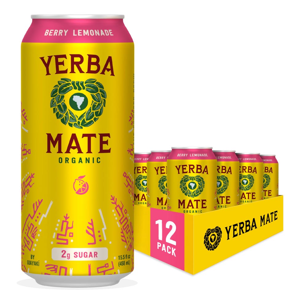 Organic Low Sugar Yerba Mate in Berry Lemonade