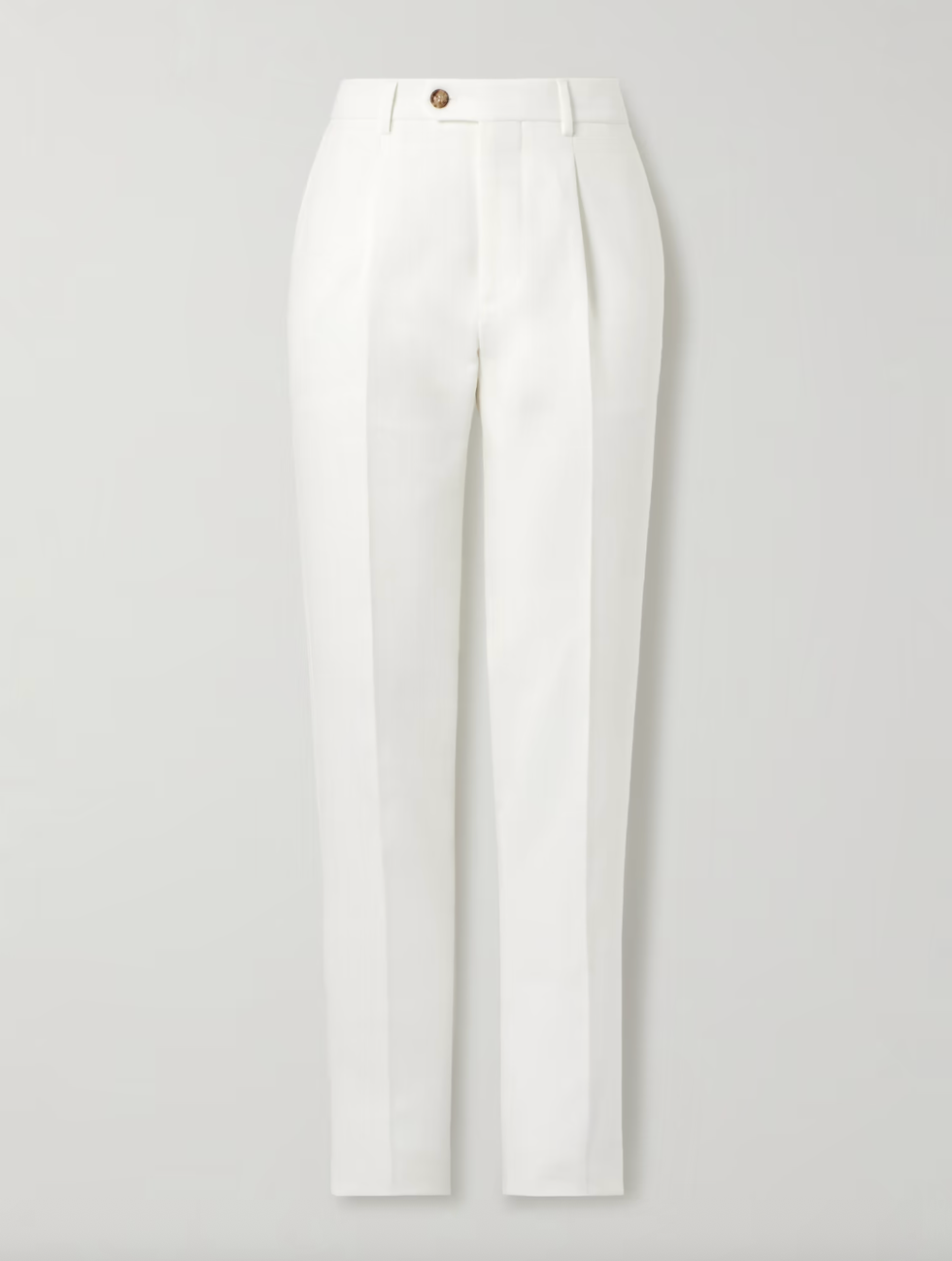 Pantaloni da abito in twill di cotone