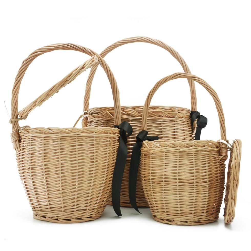 Wicker Basket Bag 