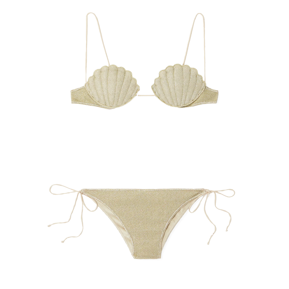 Lumière Shell Metallic Bikini