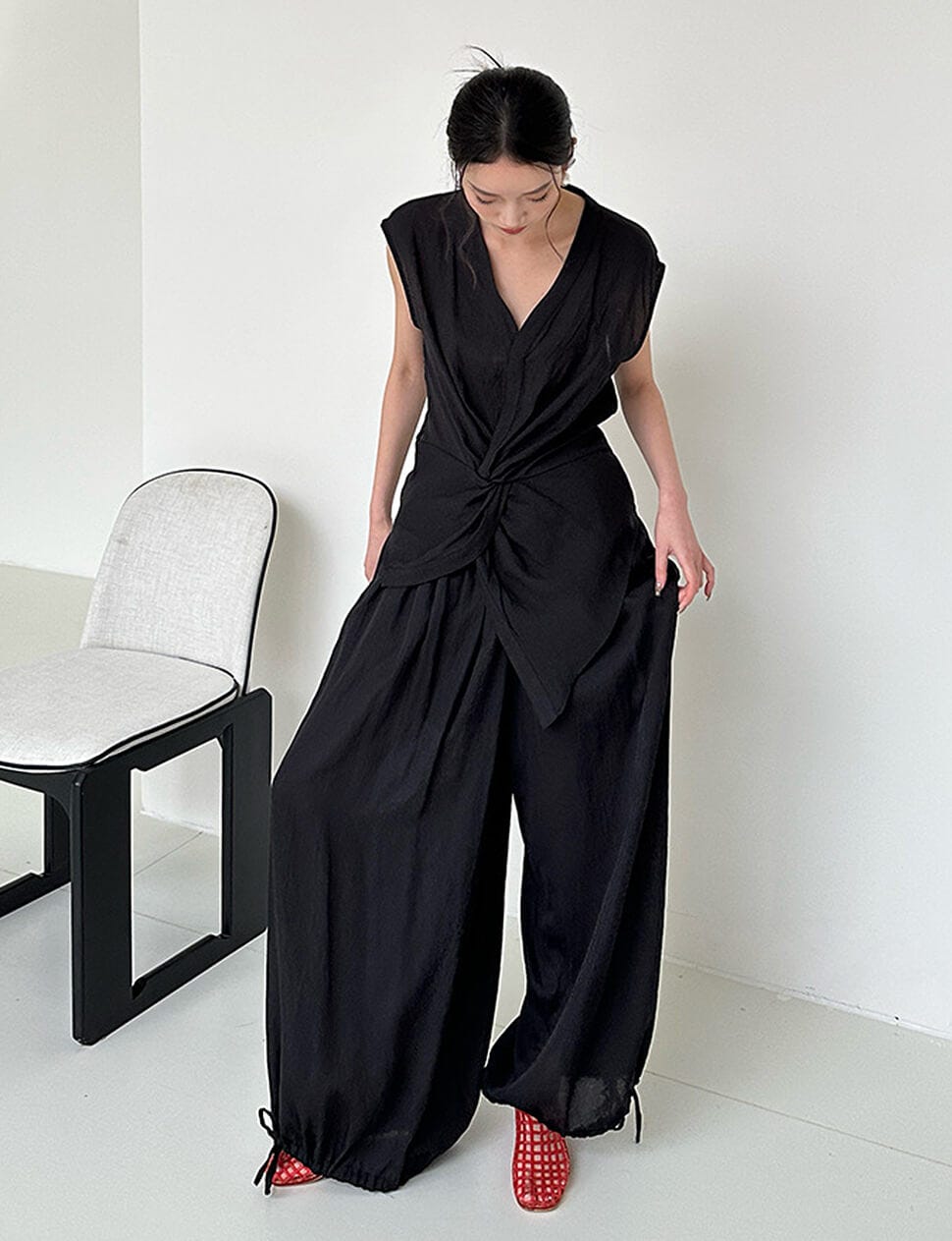 Black Harem Pants