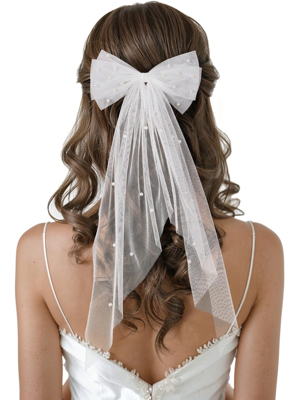 Velo da sposa con fiocco