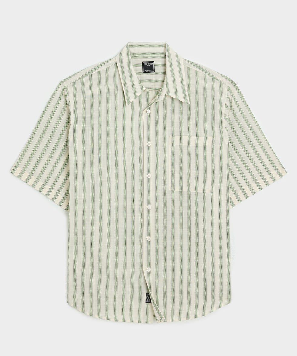 Relaxed Summer-Weight Point-Collar Shirt