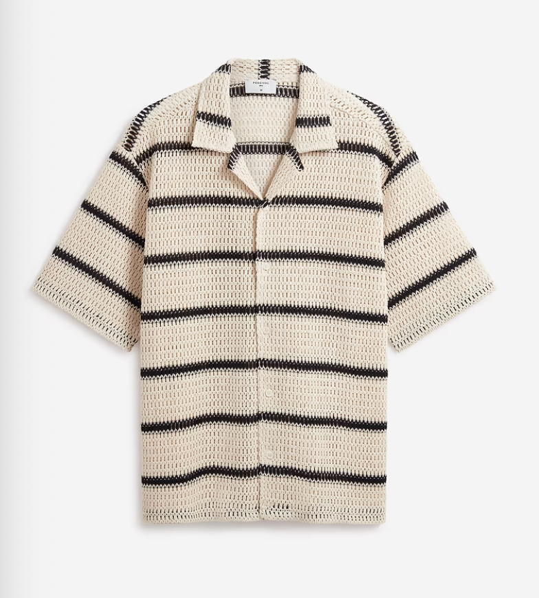 Crochet Groundsman Cuban Shirt