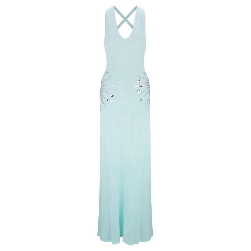 Ellington Knit Maxi Dress With Sequins