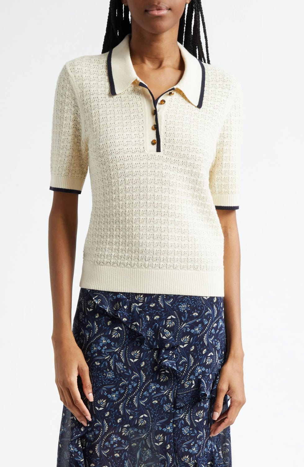 Pull polo Brandt Pointelle
