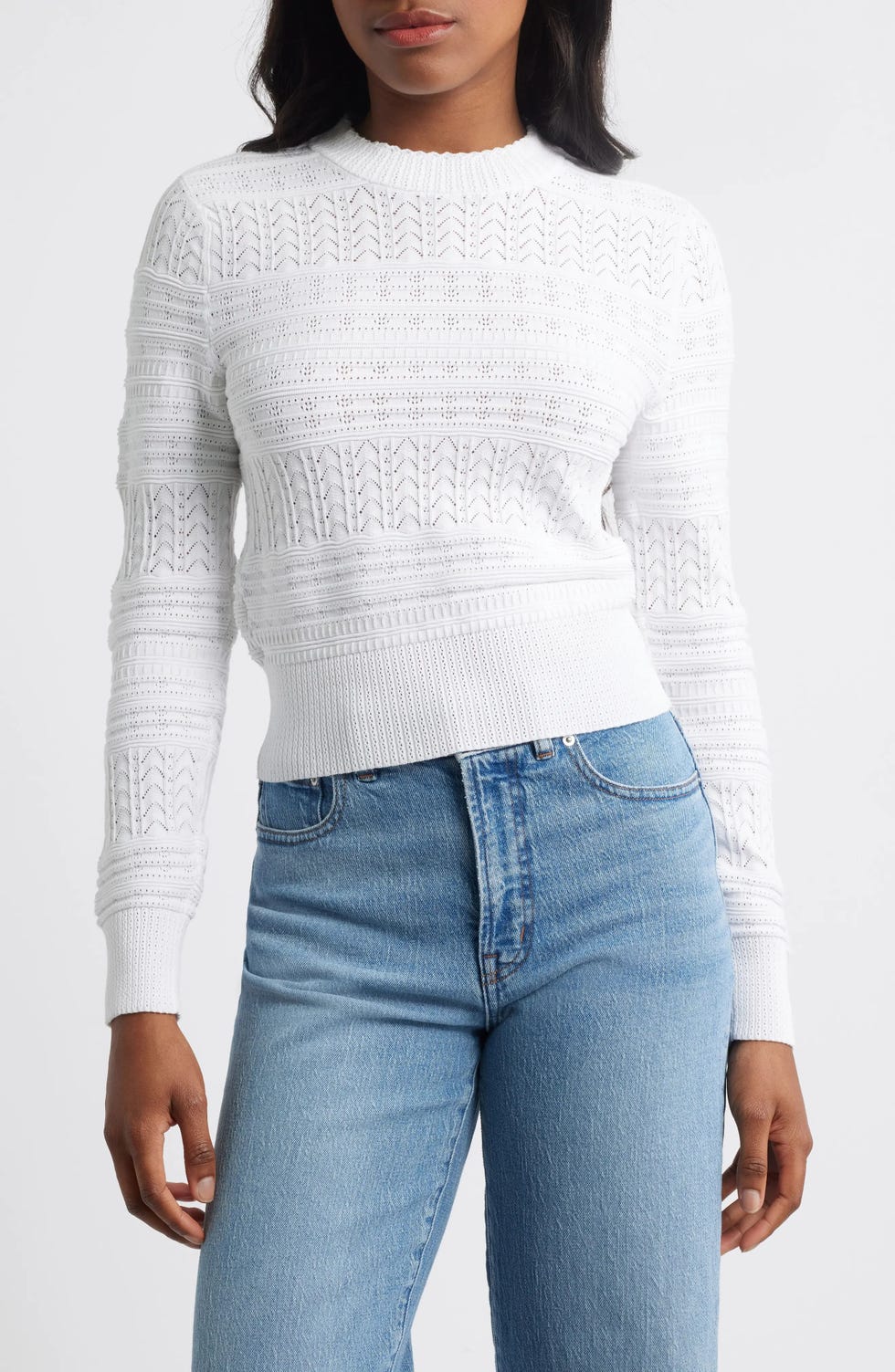 Pull ras du cou en coton
