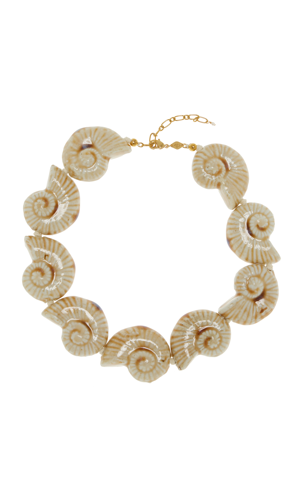 Naszyjnik z muszli ceramicznej Riviera Nautilus