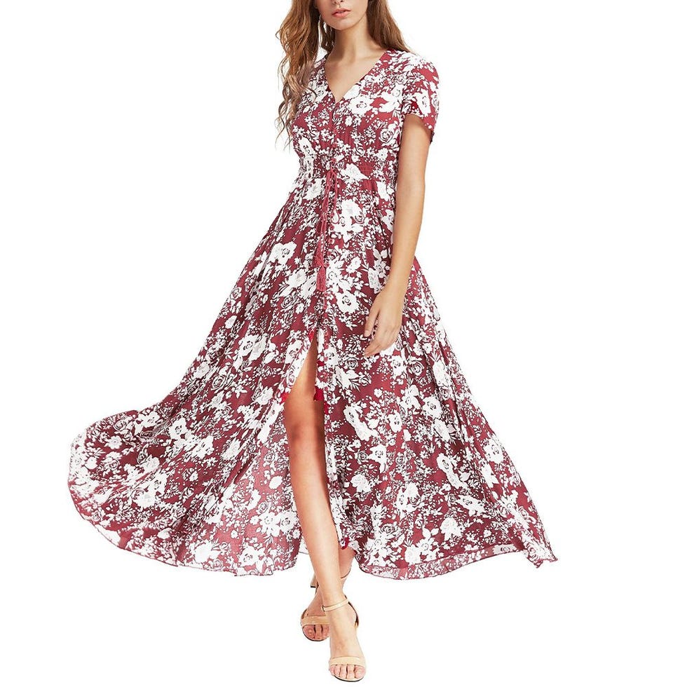 Split Maxi Summer Dress 