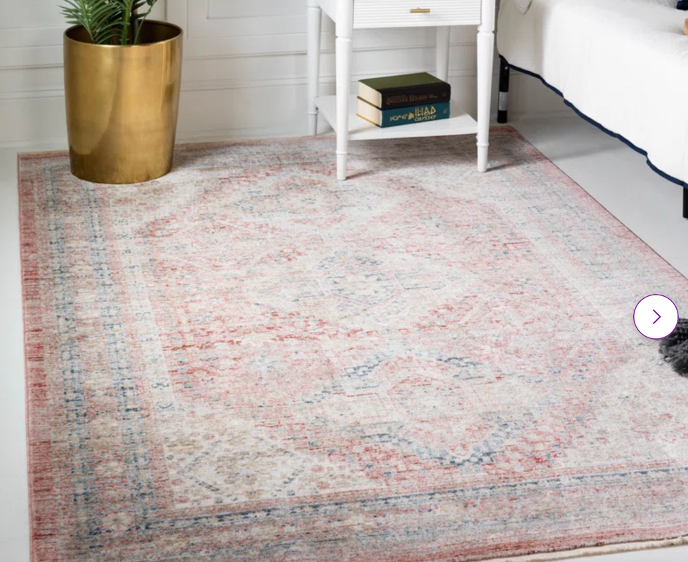 Kyla Rust Red Area Rug