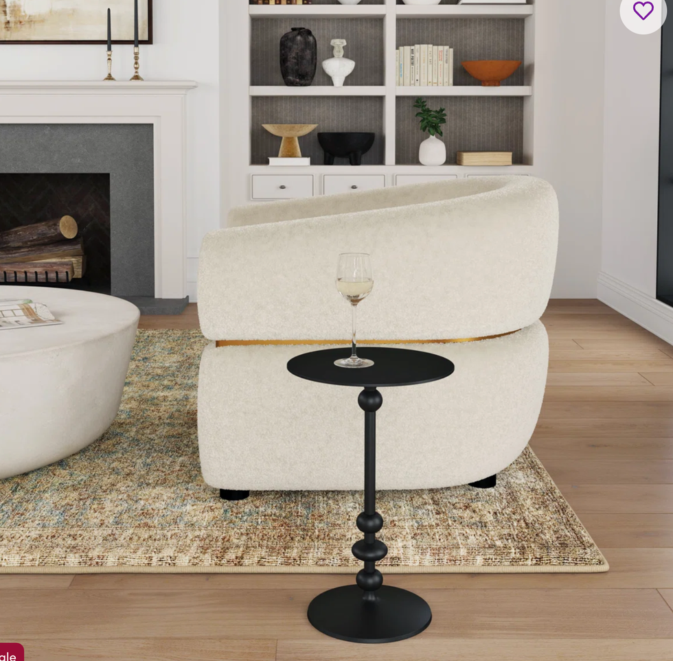 Tia Aluminum End Table