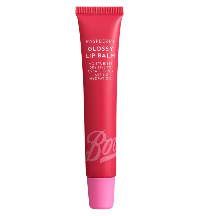 Boots Glossy Lip Balm Raspberry