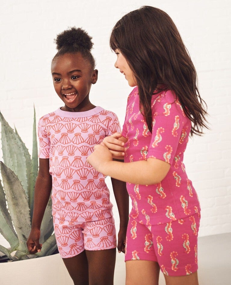 Kids Short John Pajama Set