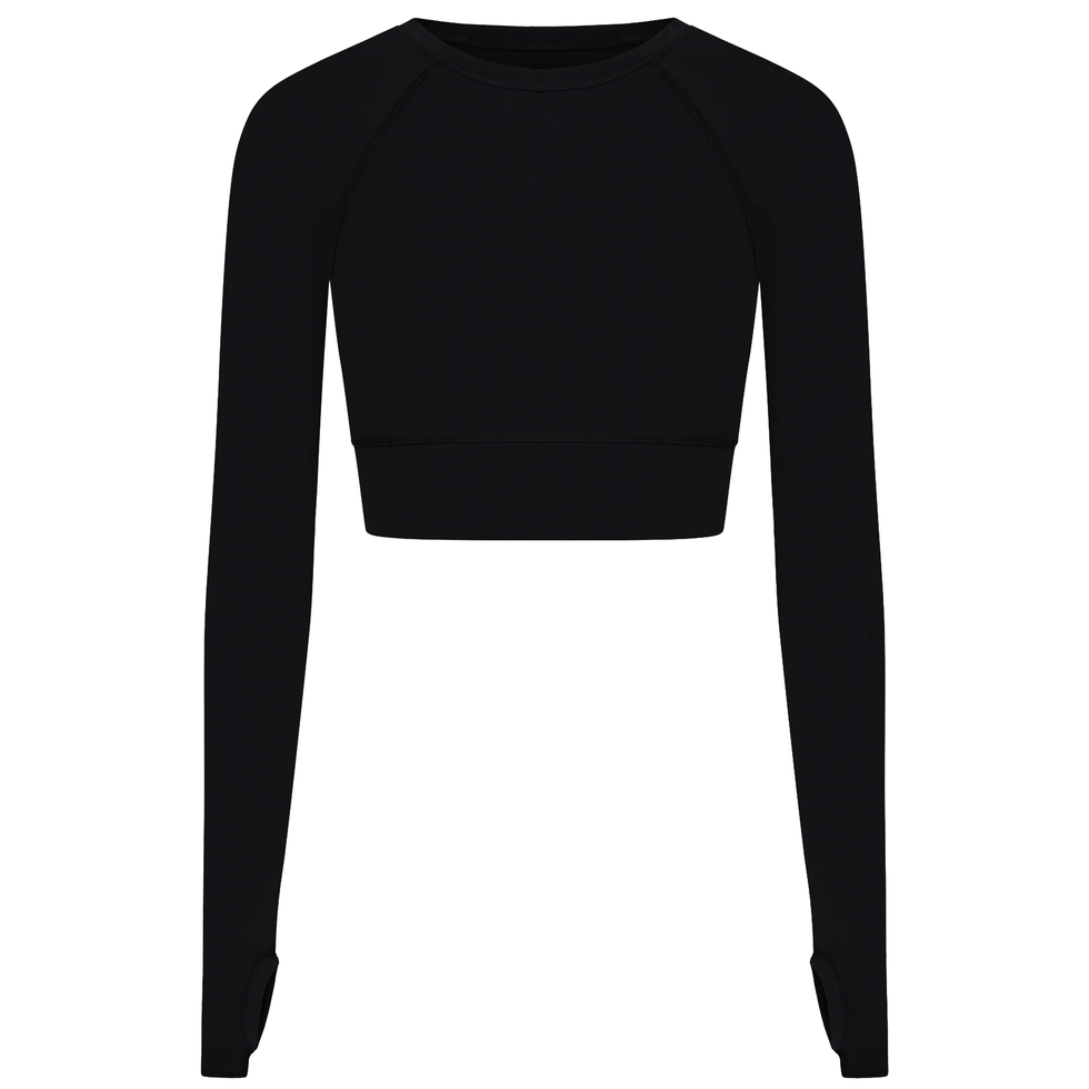 Ash Cropped Rash Vest