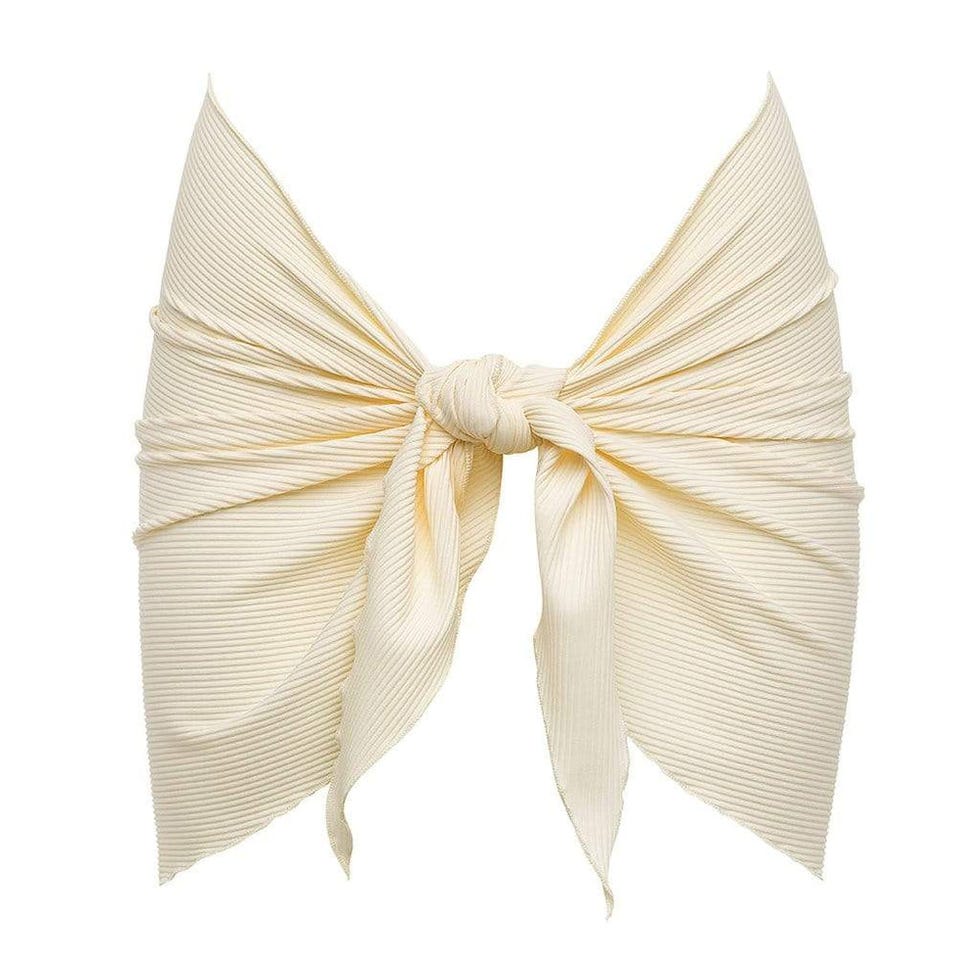 Sarong z żeberkami kremowymi