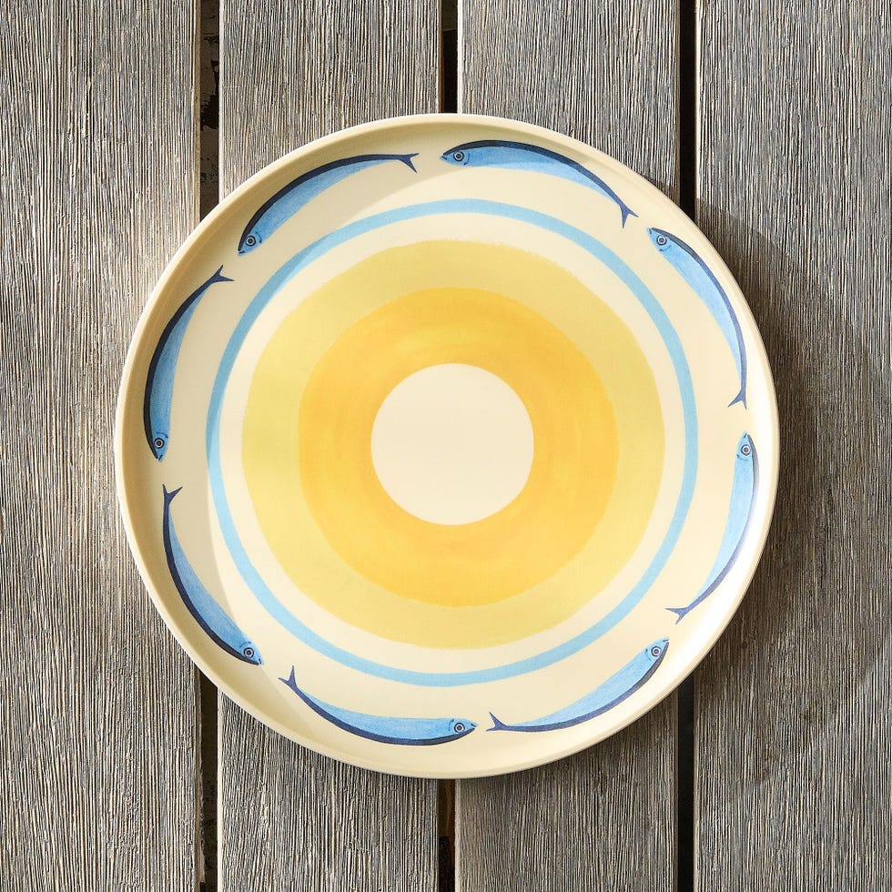 Sardine Melamine Outdoor Dinner Plate Sets