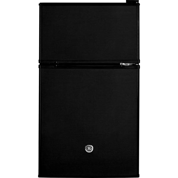 Double-Door Compact Refrigerator with Freezer
